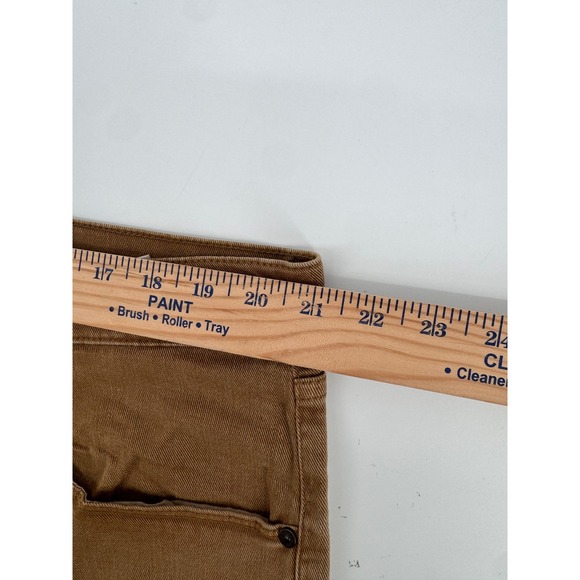 Mott & Bow Jeans Mercer Straight Fit khaki Brown Men's W42 L32 Cotton Elastane - Picture 12 of 16